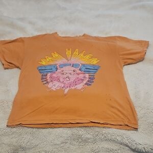 Van Halen Graphic Tee in Orange